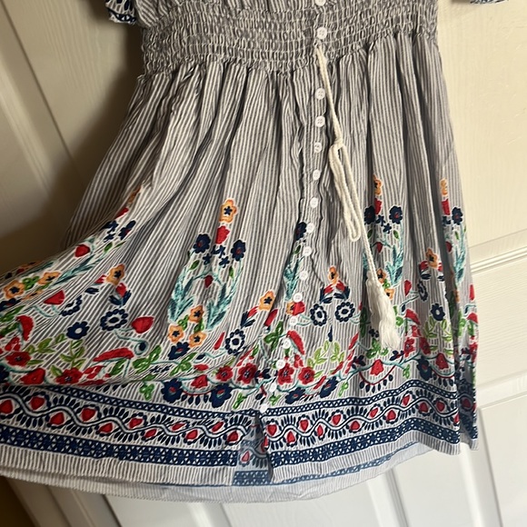 Floral boho button up dress - Picture 2 of 10